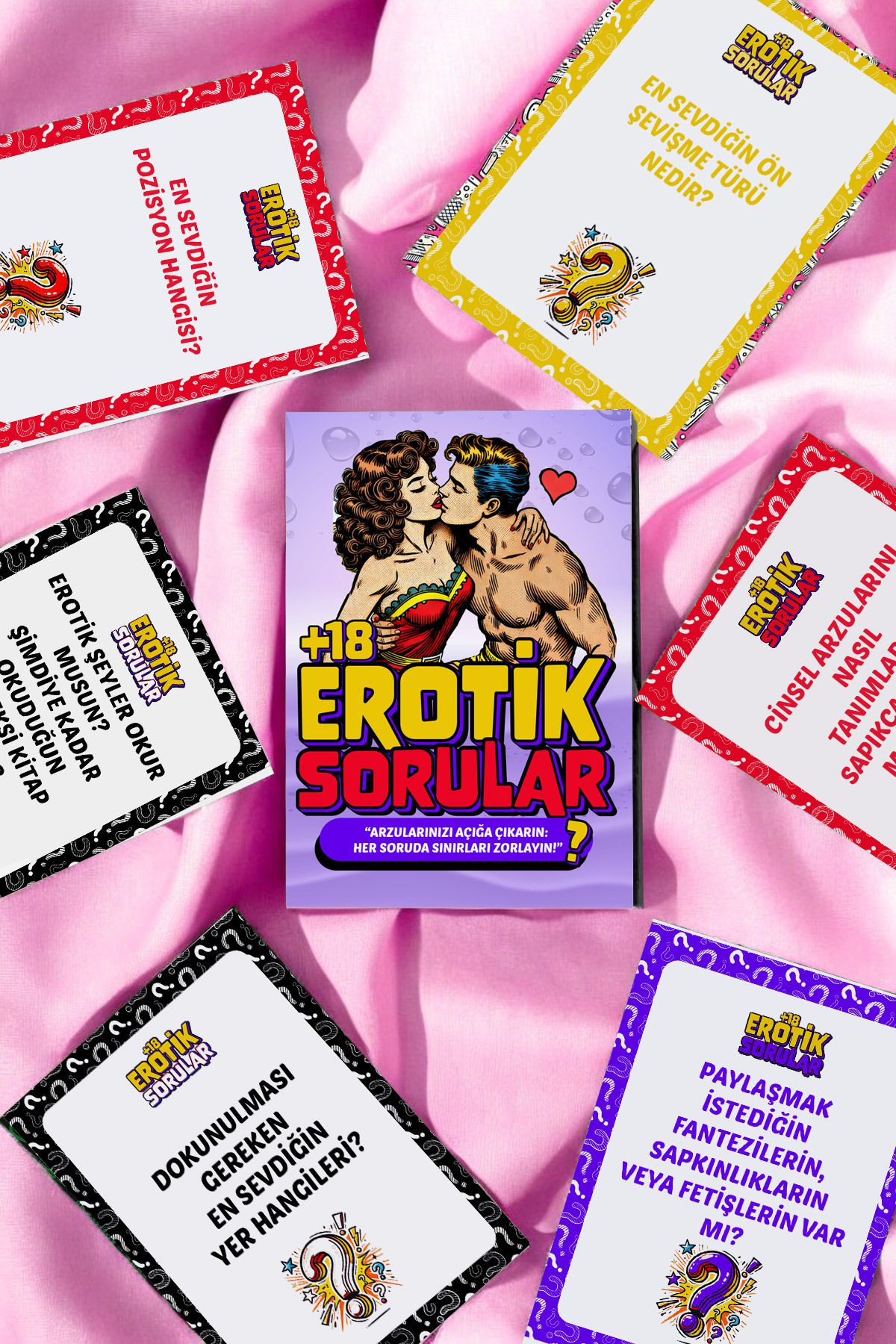 Erotik Soru Kartları  - Çiftler İçin Daha Derin Cinsel İletişim Oyunu