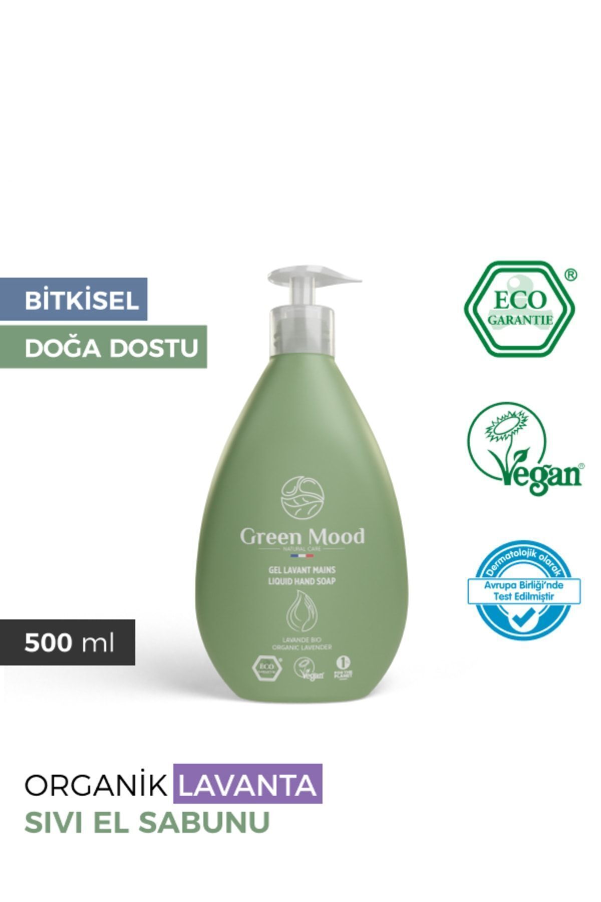 Green Mood Bitkisel LavantalıSıvı El Sabunu 5...