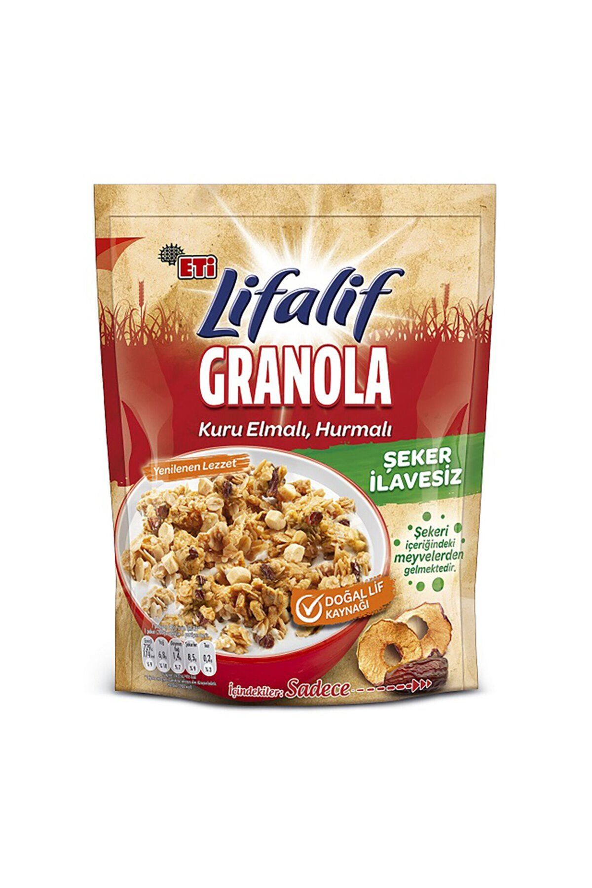 EtiLifalif Elmalı HurmalıGranola 200g x 2 Ade...