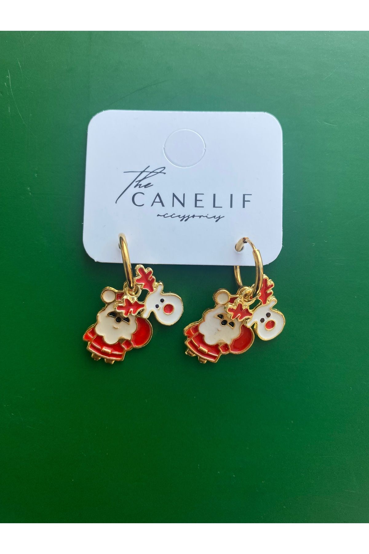 the canelif accessories YeniYıl Temalı Çelik...