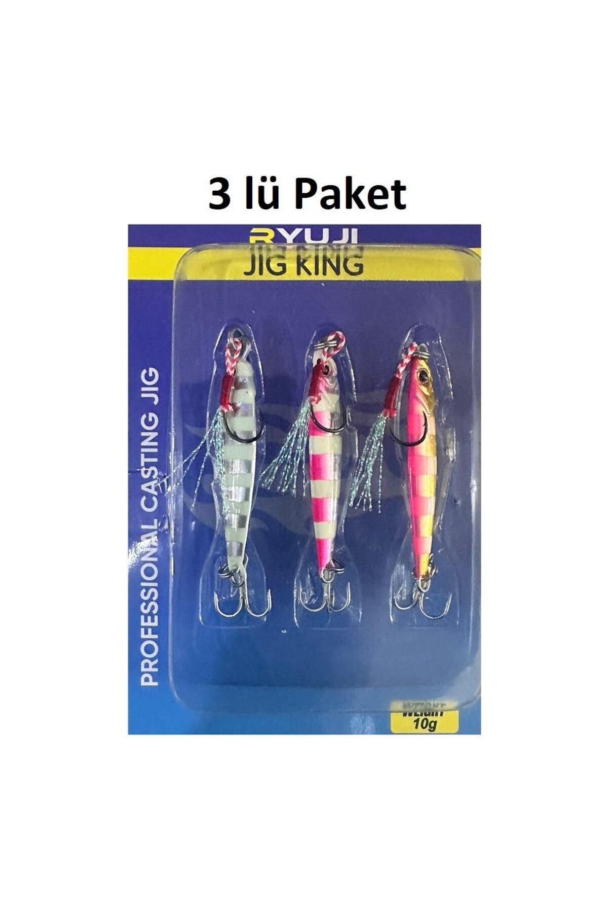 Ryuji Jig King 5.2cm 10grZebra Mix Jig (3 ADE...