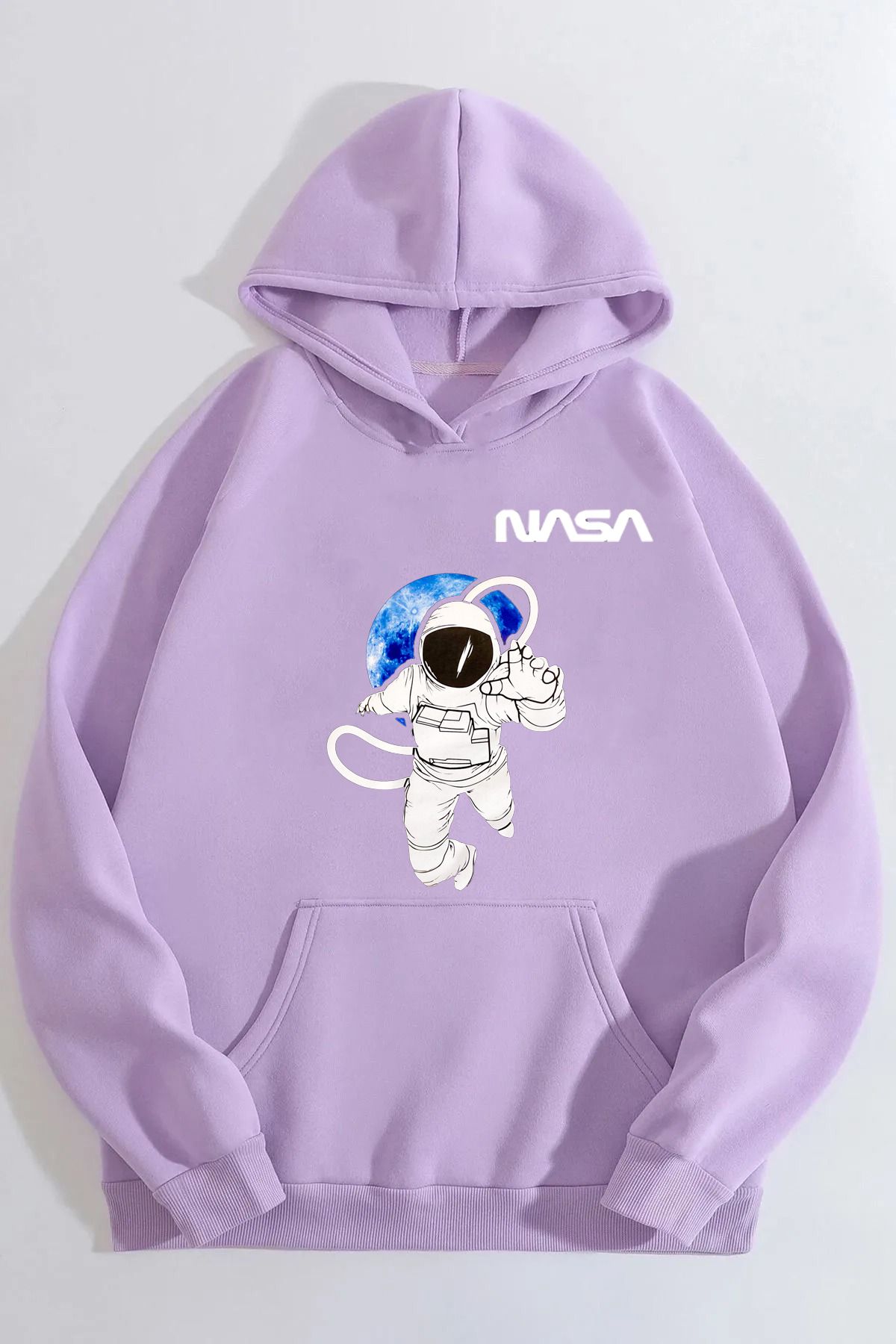 memowear Unisex Nasa AstronotTemalı Baskılı L...