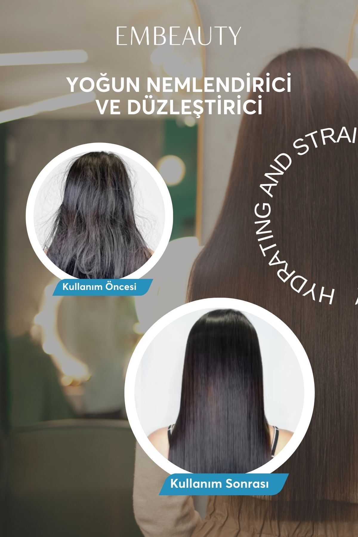 Besleyici Onarıcı Keratin Botoks Etkili Yoğun Saç Bakım Maskesi 500 ml