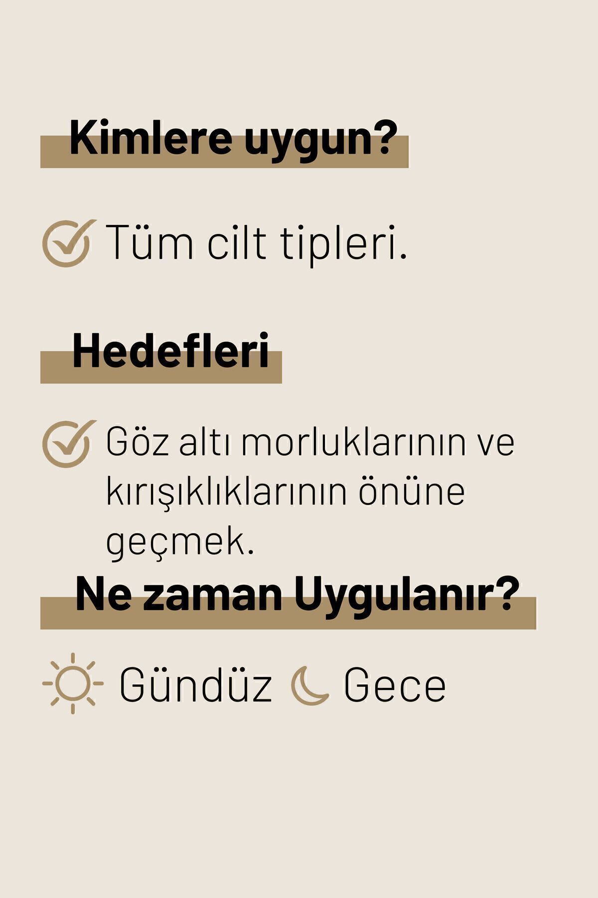 Göz Altı Torbalanma Aydınlık Göz Altı Görünüm Destekleyici Bakım Serumu 30 ml Koyu Halkalar