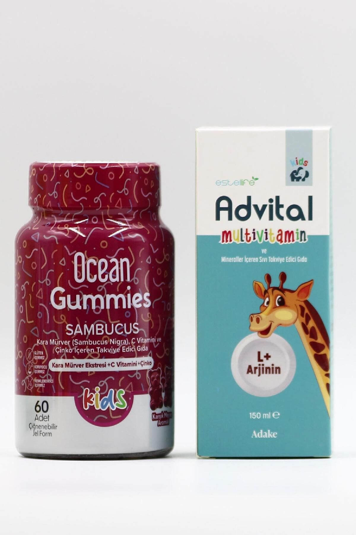 Ocean Gummies SambucusÇiğneme Form ve Advital...