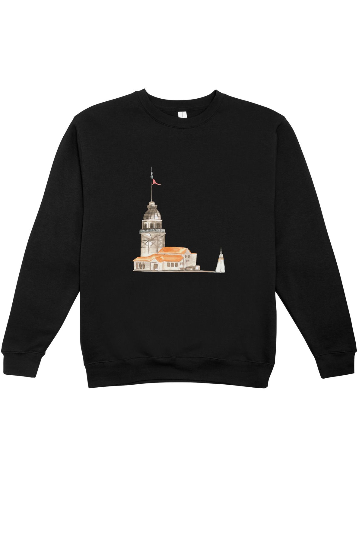 balkan baskı İstanbul BaskılıSiyah Sweatshirt