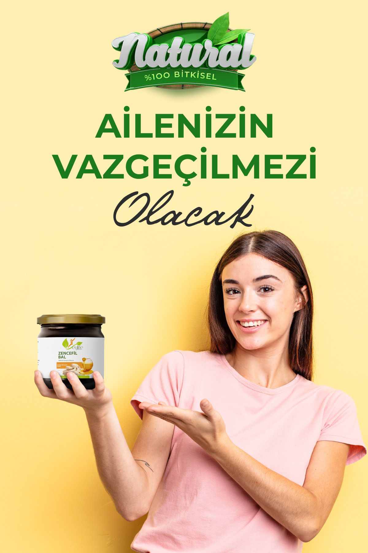 Ballı Zencefilli Bitkisel Karışım Macun 240 Gram