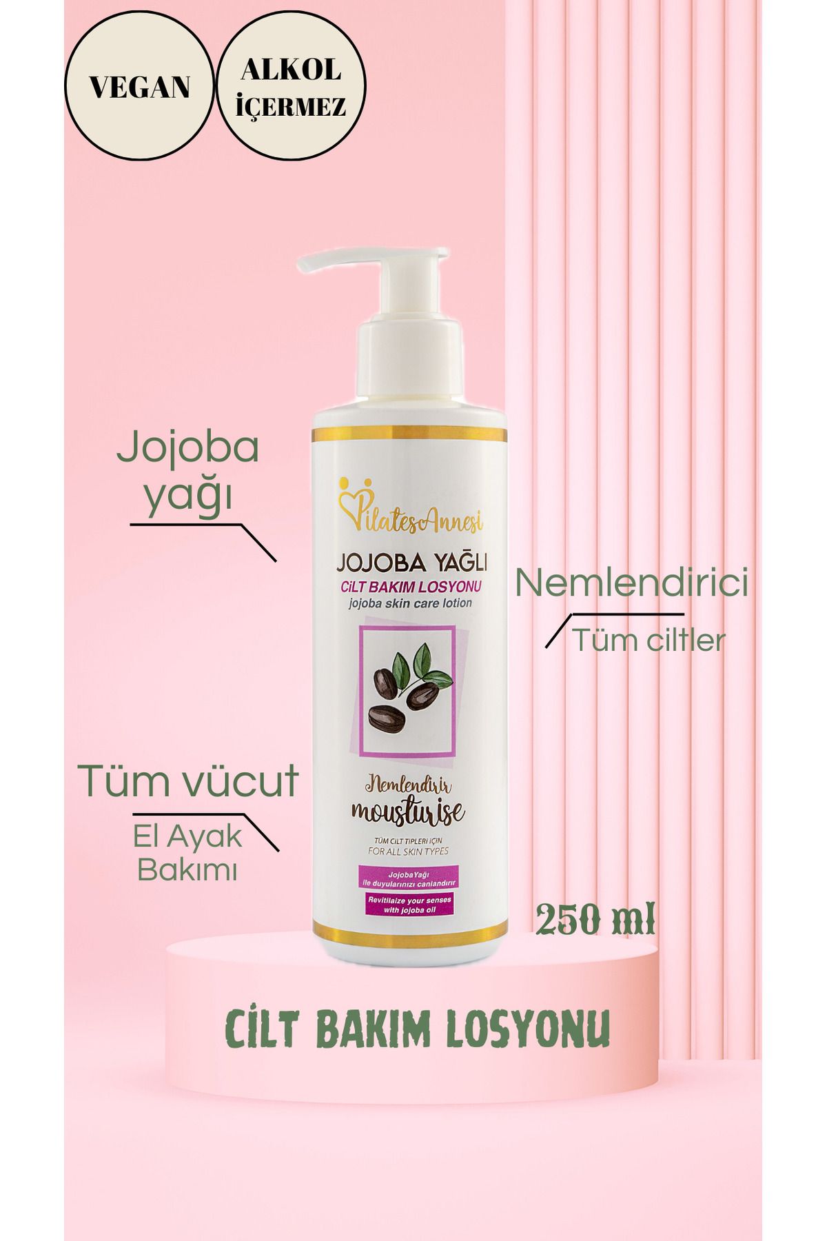 pilatesannesi Jojoba YağlıCilt Bakım Losyonu