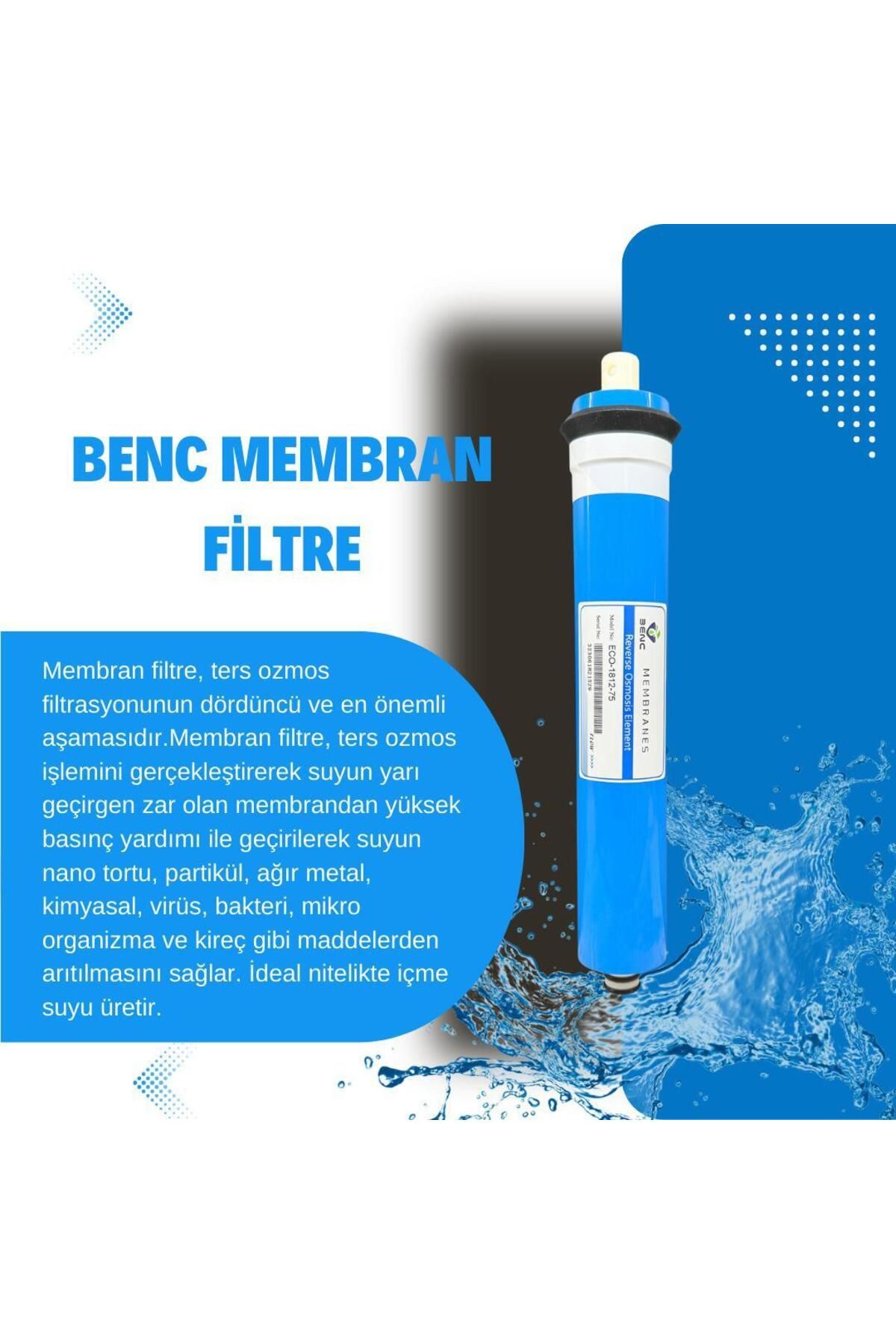 Açık Kasa Su Arıtma ve İhlas Aura Cebilion -Compact Model- Uyumlu 5'Li Filtre Seti