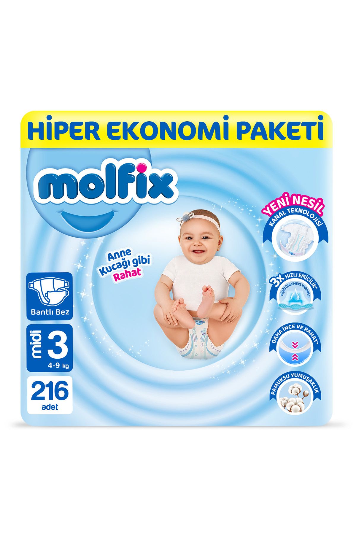 MolfixBebek Bezi 3 BedenMidi Hiper Ekonomi Pa...