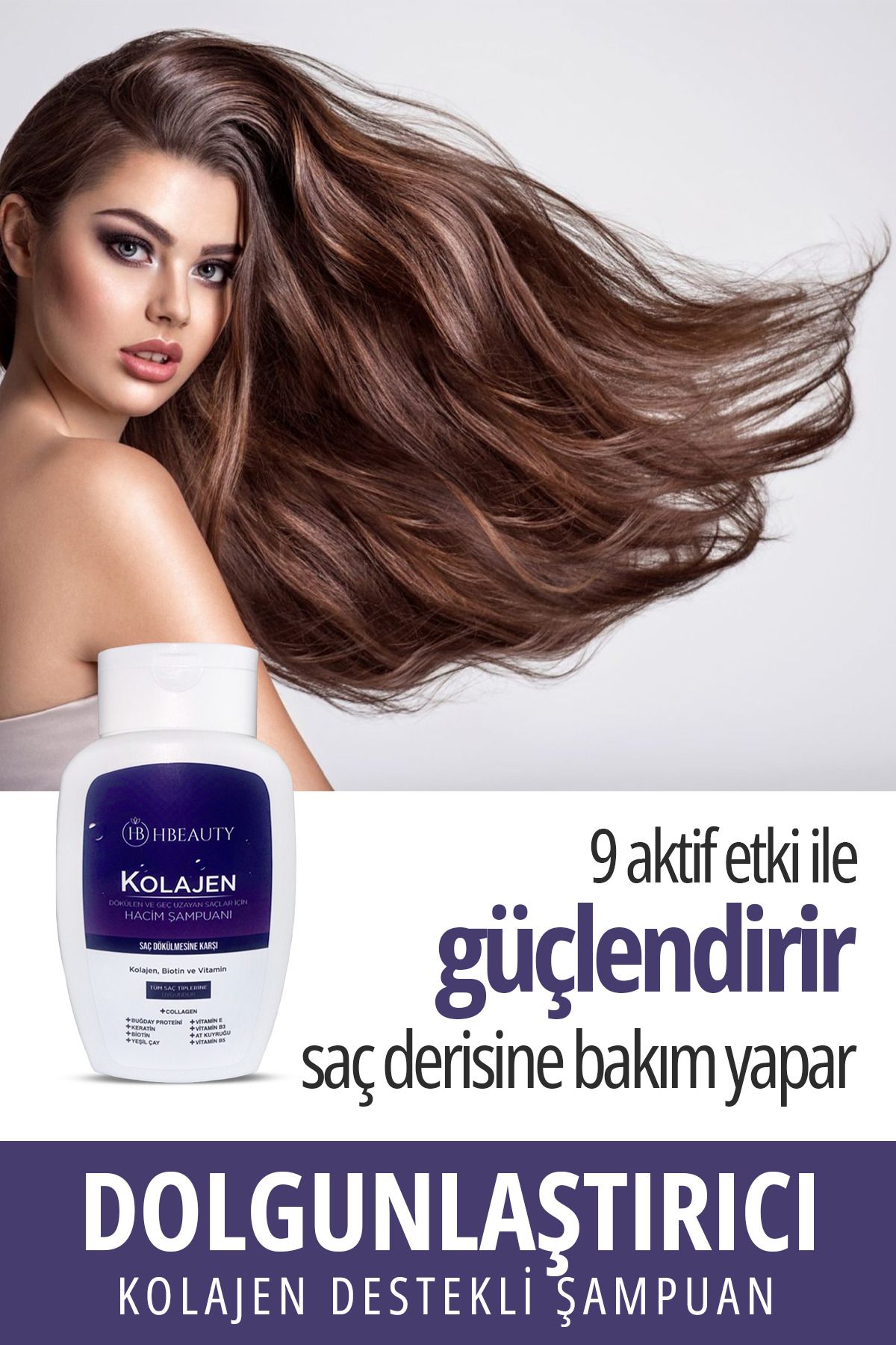 HBEAUTYKolajen Ve KeratinSaç Dökülmesine Karş...