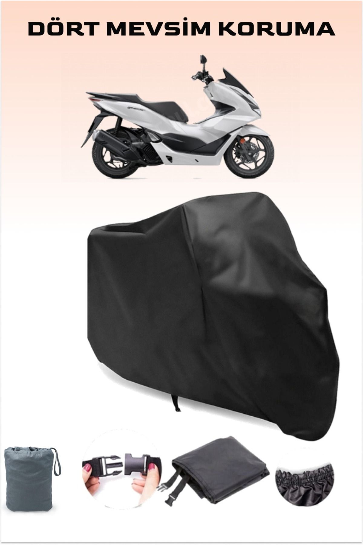 BreenHonda PCX125 SİYAHMOTOSİKLET BRANDASI AR...