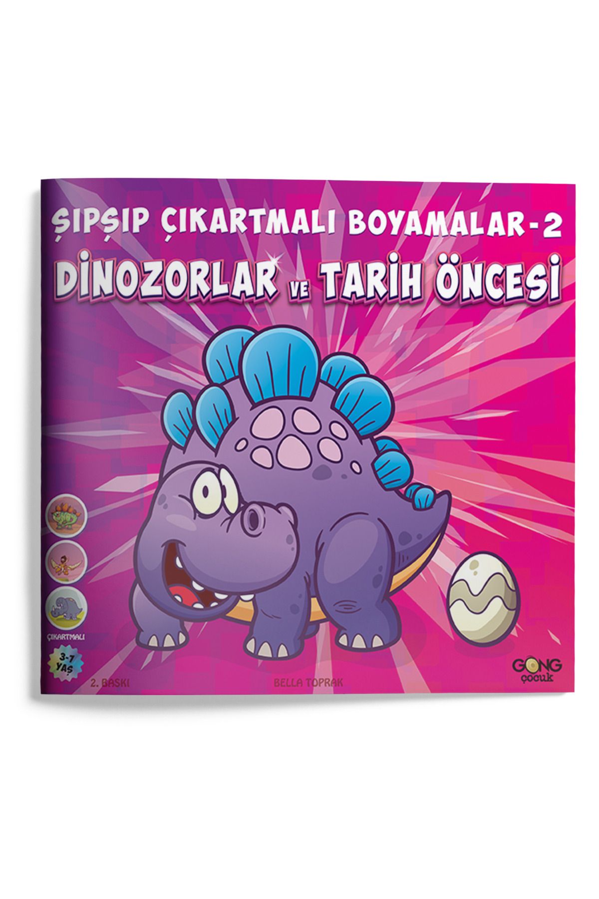 Çıkartmalı Boyamalar Seti - Sticker lı Boyama Kitabı Seti - 6 Kitap