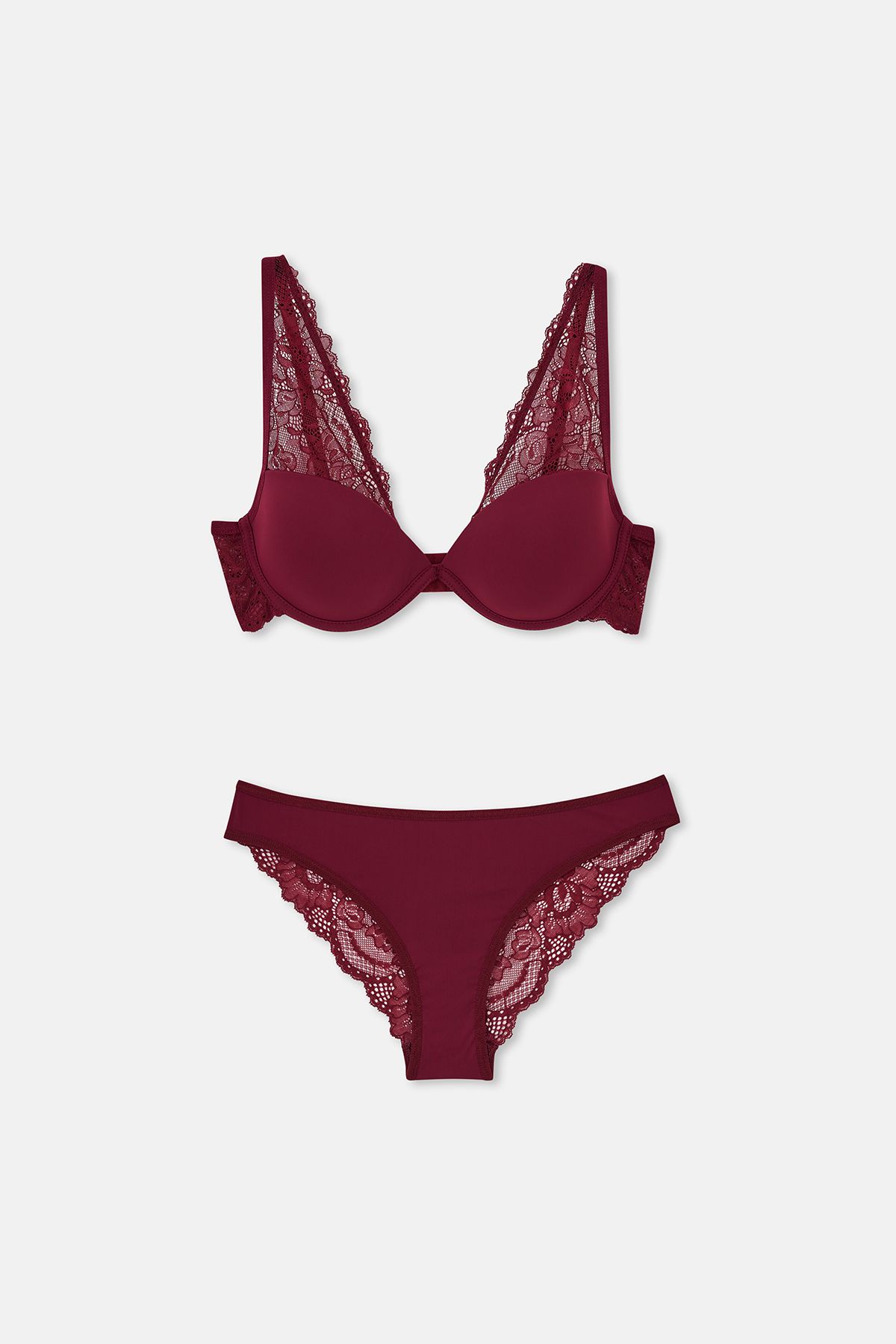 Eros Bordo Ersk1140 RosemaryDantel Detay Kapl...