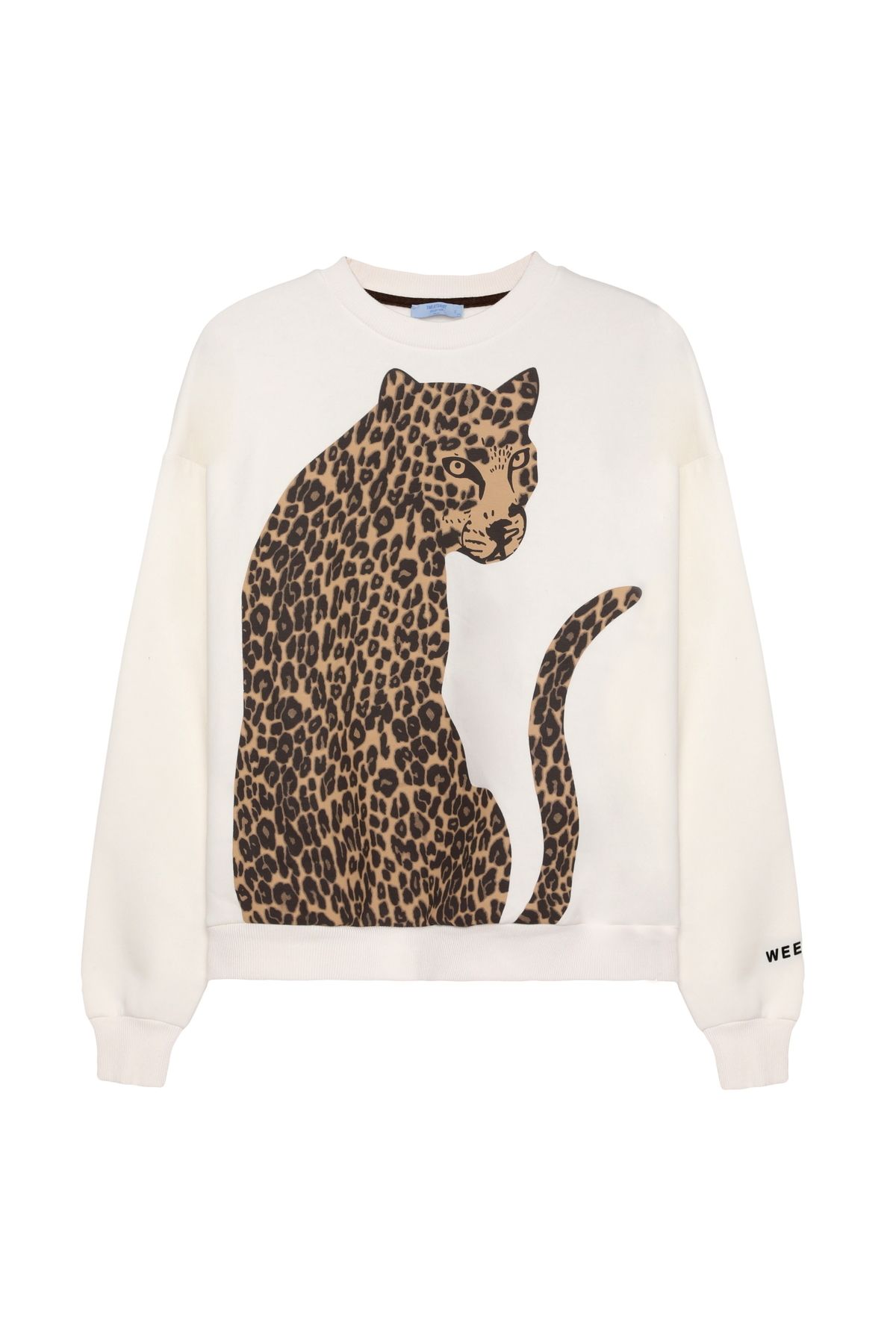 Quzu Leopar DesenliSweatshirt