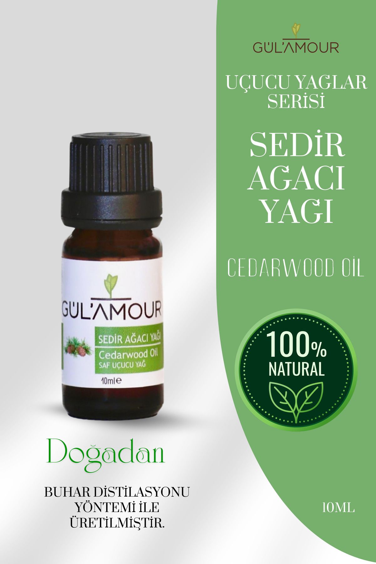 GÜLAMOUR %100 Saf Sedir AğacıYağı