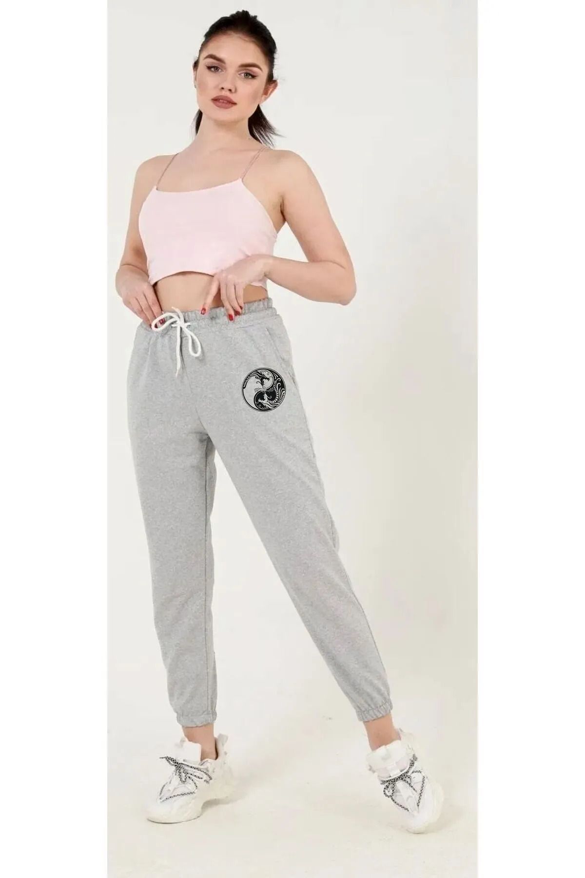 KADIN JOGGER PAÇA LASTİKLİ EŞOFMAN ALTI