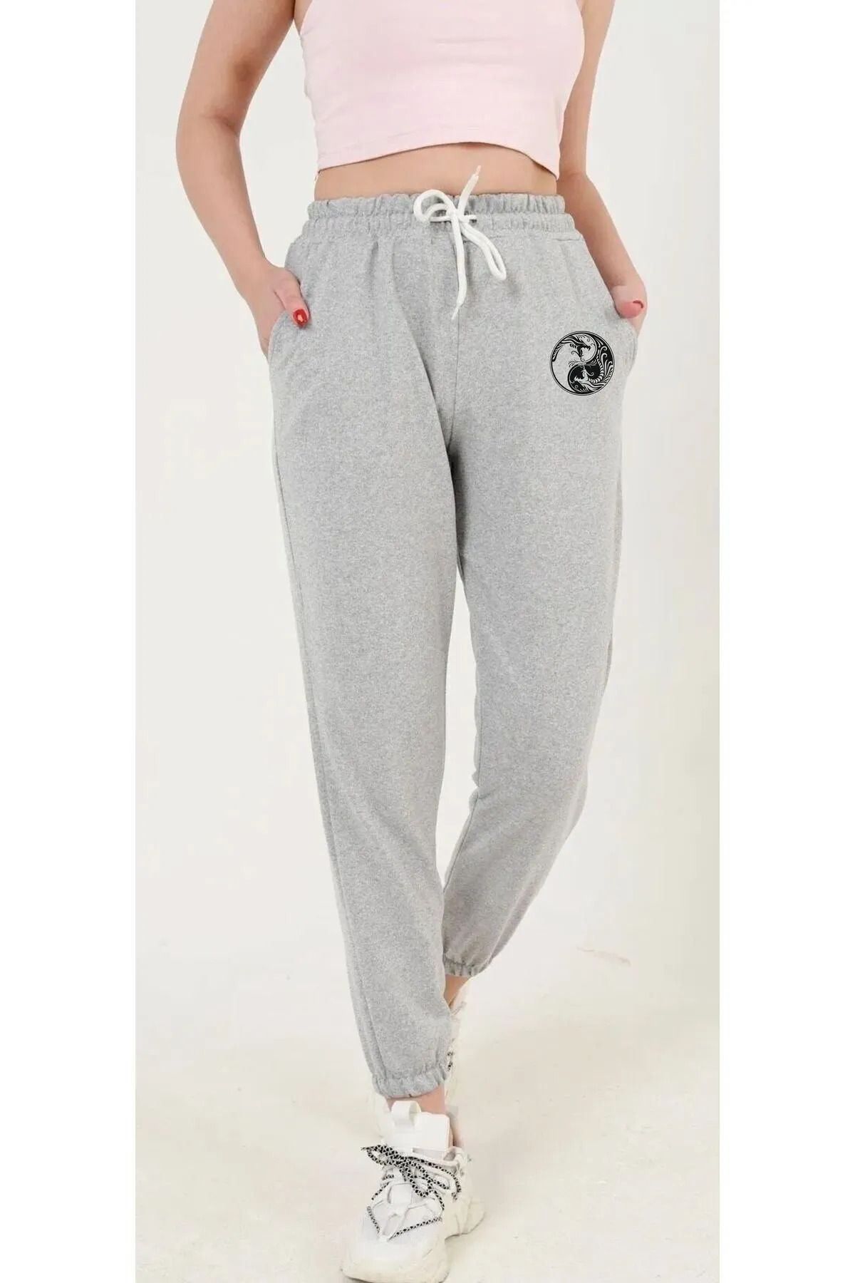 KADIN JOGGER PAÇA LASTİKLİ EŞOFMAN ALTI