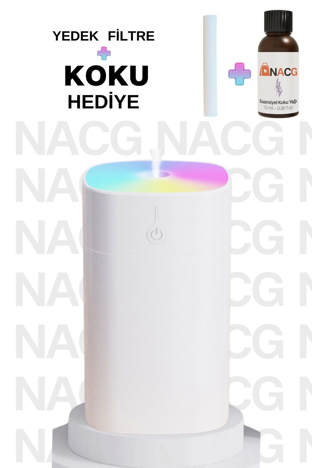 NACGH2o Humidifier 400 MlUlrasonik Araba - Od...