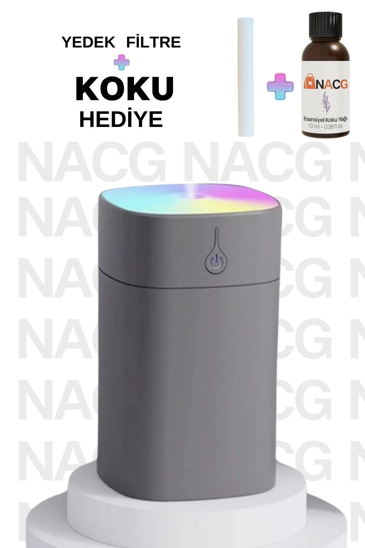 NACGH2o Humidifier 400 MlUlrasonik Oda - Araç...