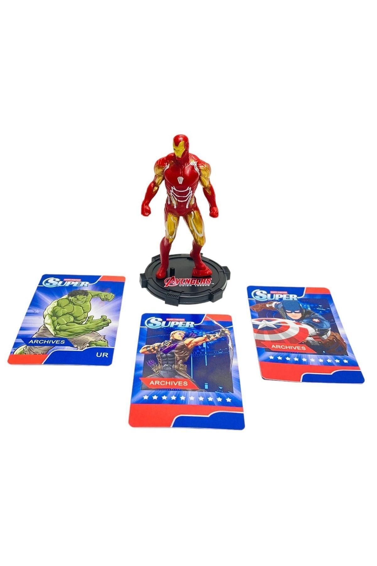 Avengers Figür Oyuncak Süpriz Paket 2 Adet 6 Kart Beraber