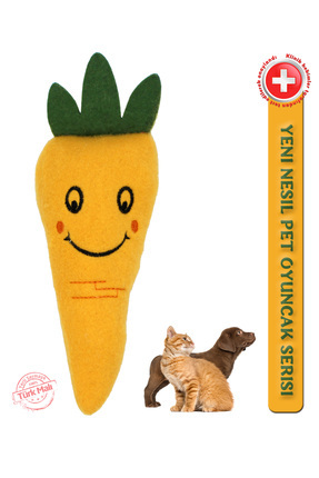 Toys - Köpekler İçin Peluş Oyuncak - Carrot / 16cm / Turuncu Image 0