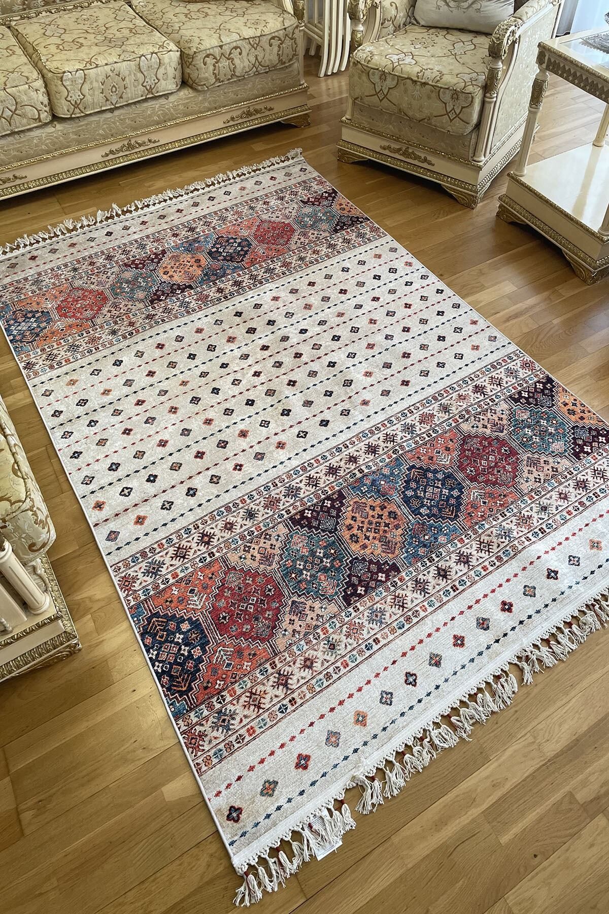 Dokuma Taban Yıkanabilir Kaymaz Taban Kilim Salon Halısı Mutfak Halısı Yolluk