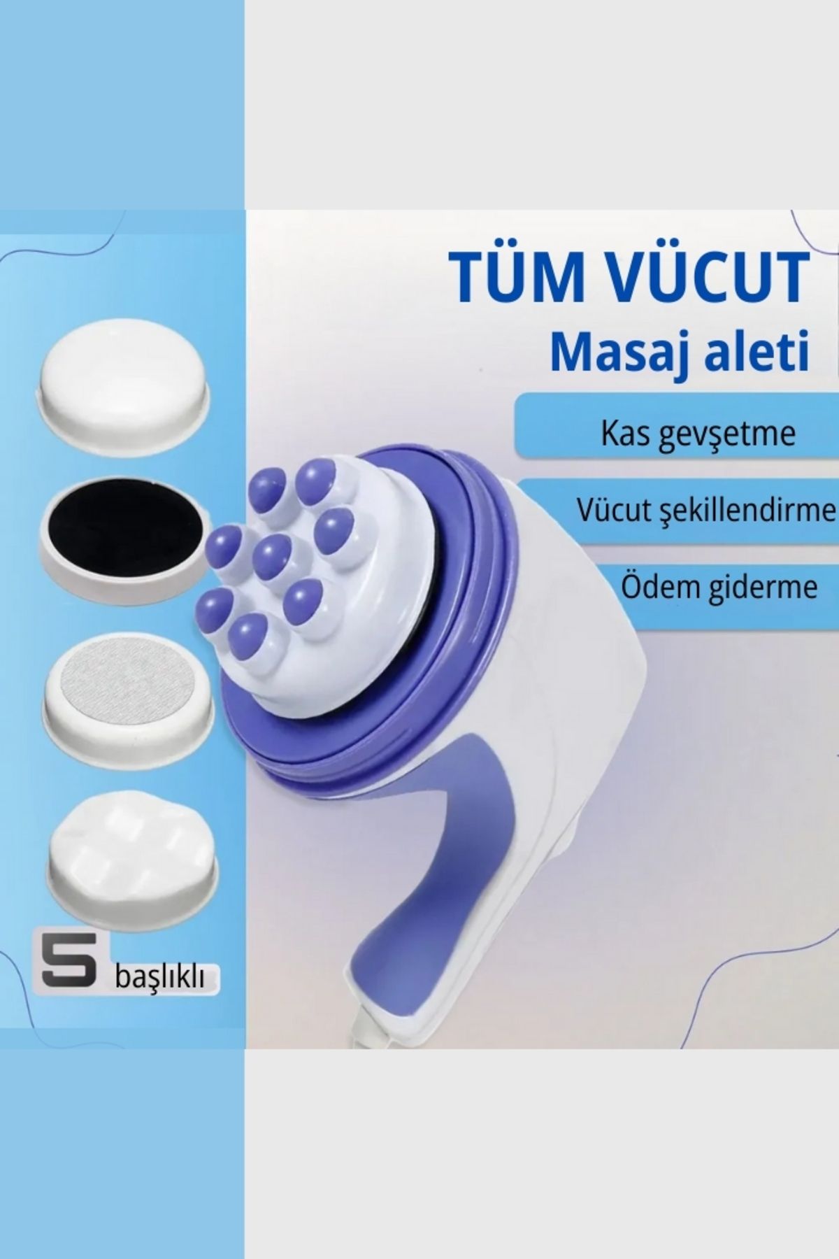 ALFAGİFT5 Başlıklı Tüm VücutMasaj Aleti- , Ka...