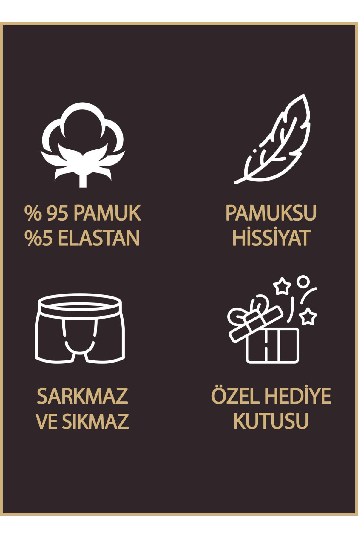 4'lü Erkek Premium Desenli Boxer [paket 2]