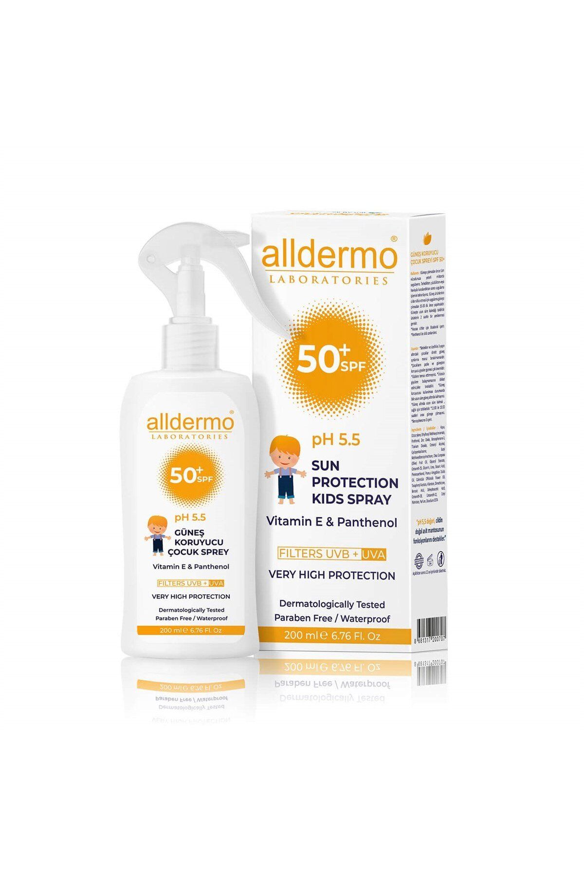 Alldermo Baby Güneş KremiSprey Spf50 200 ml