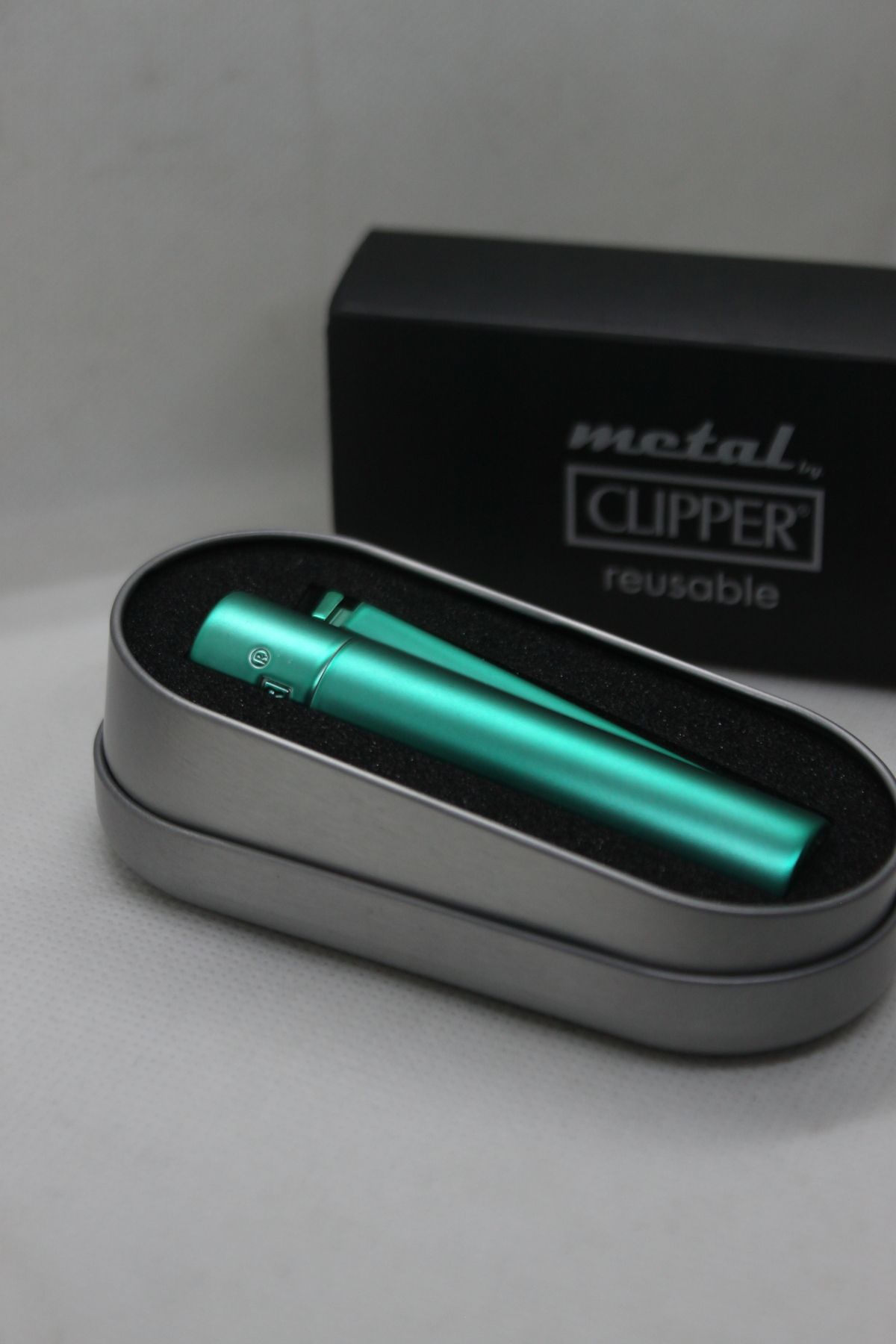 Clipper Kişiye Özel  Orijinal Metal Taşlı Çakmak