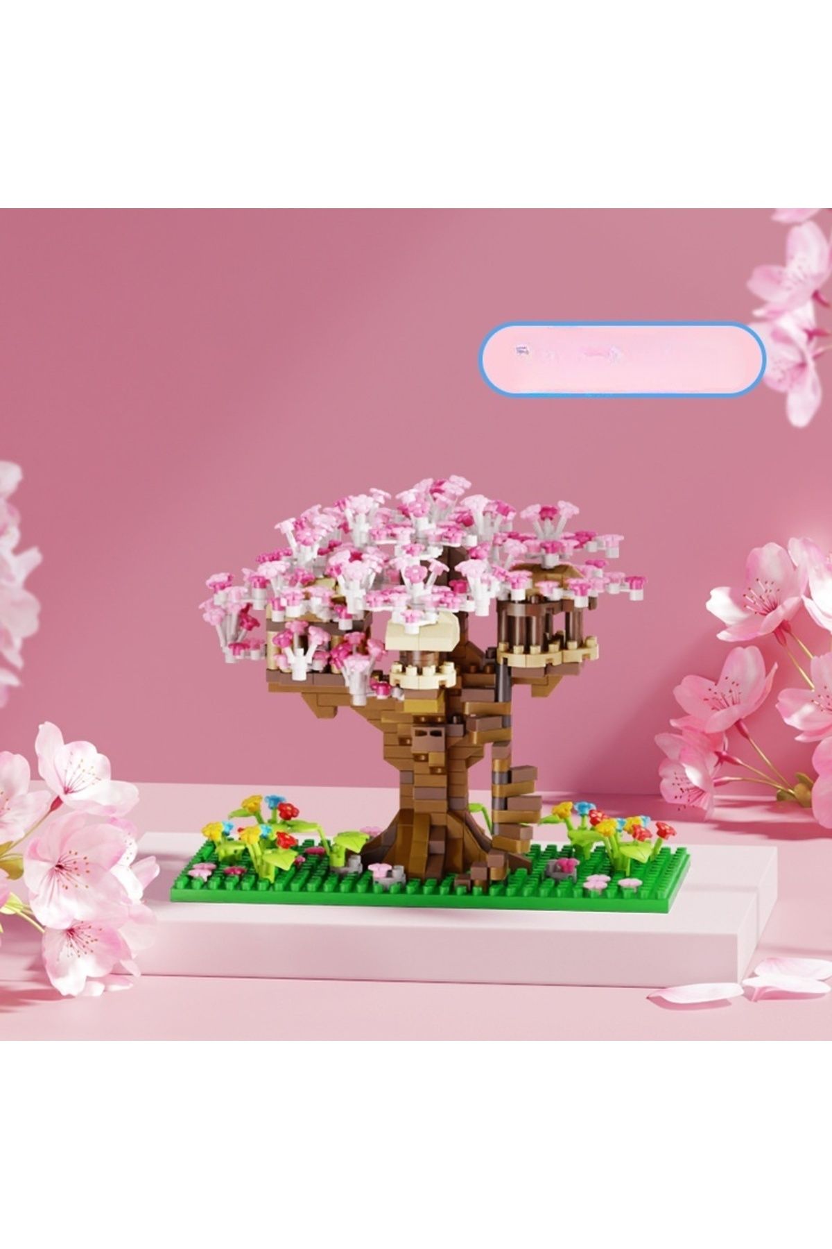 Sakura Ağaç Evi Yapı Taşları Montajı(628 PCS)