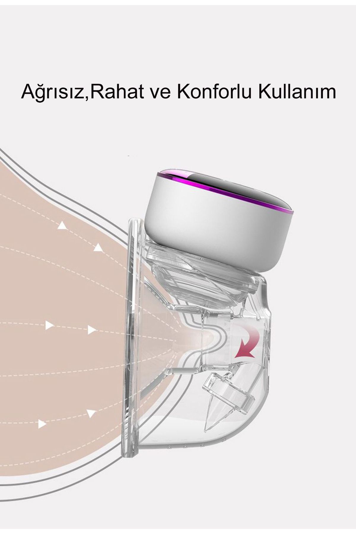 Giyilebilir Elektrikli Göğüs Pompası Ve Süt Pompası My-373