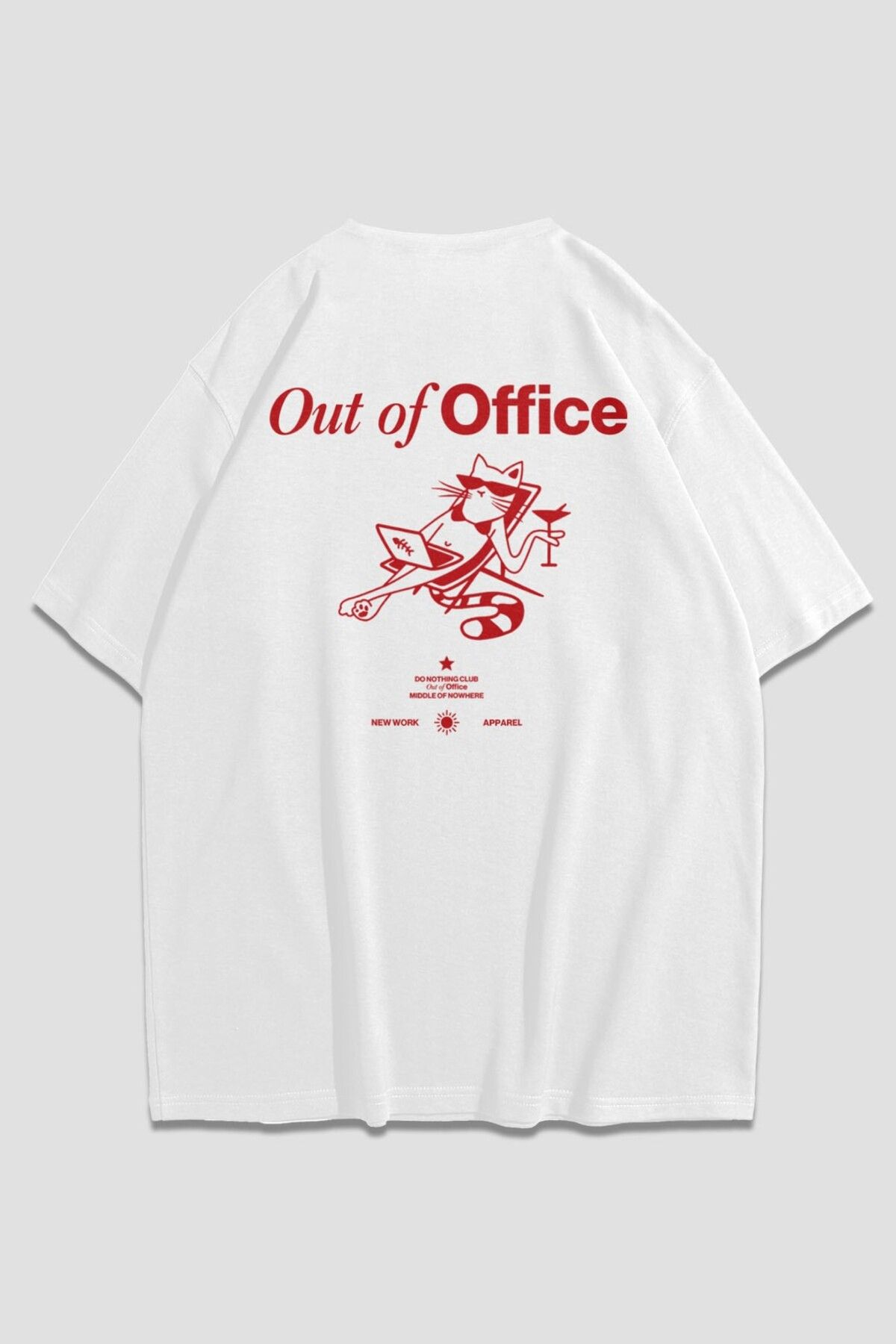 giyinikimOut Of OfficeOversize Unisex T-shirt