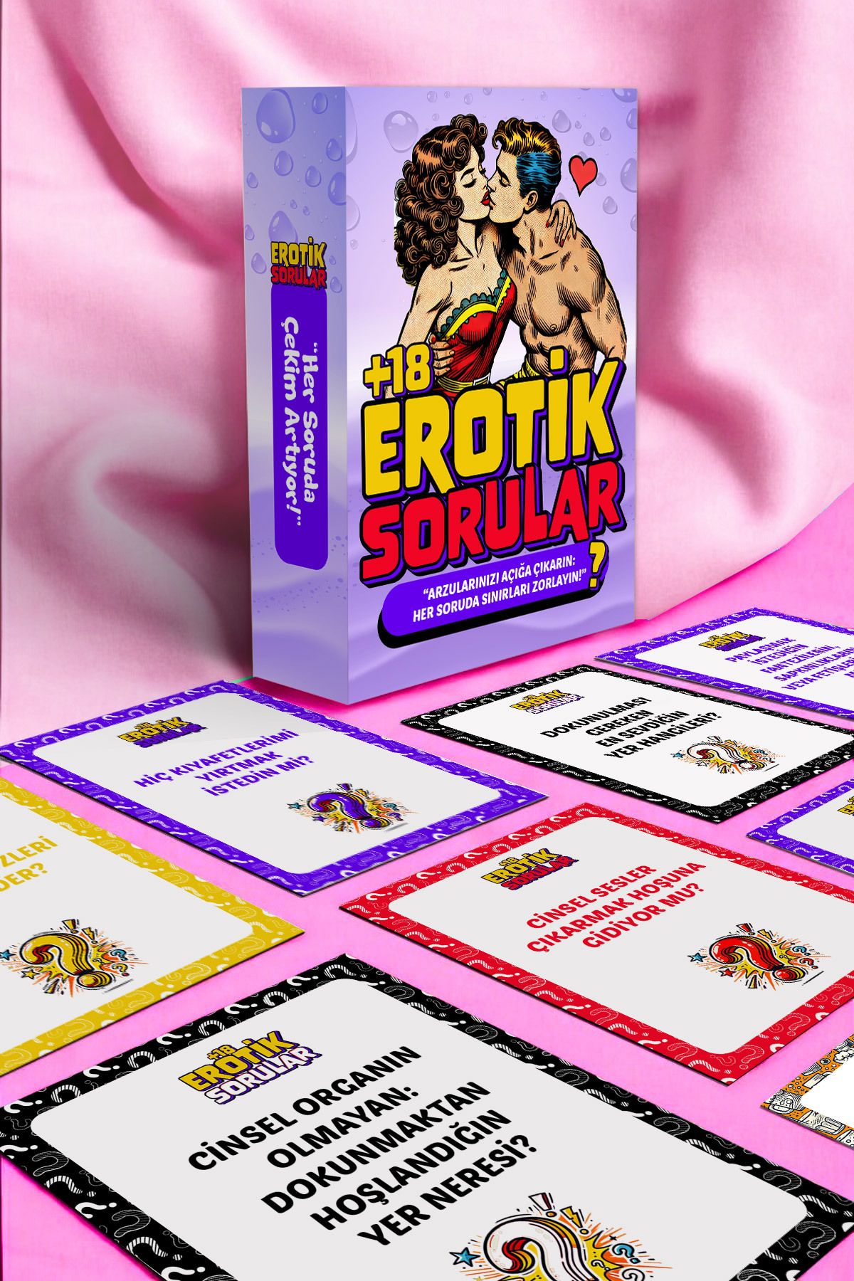 Erotik Soru Kartları  - Çiftler İçin Daha Derin Cinsel İletişim Oyunu