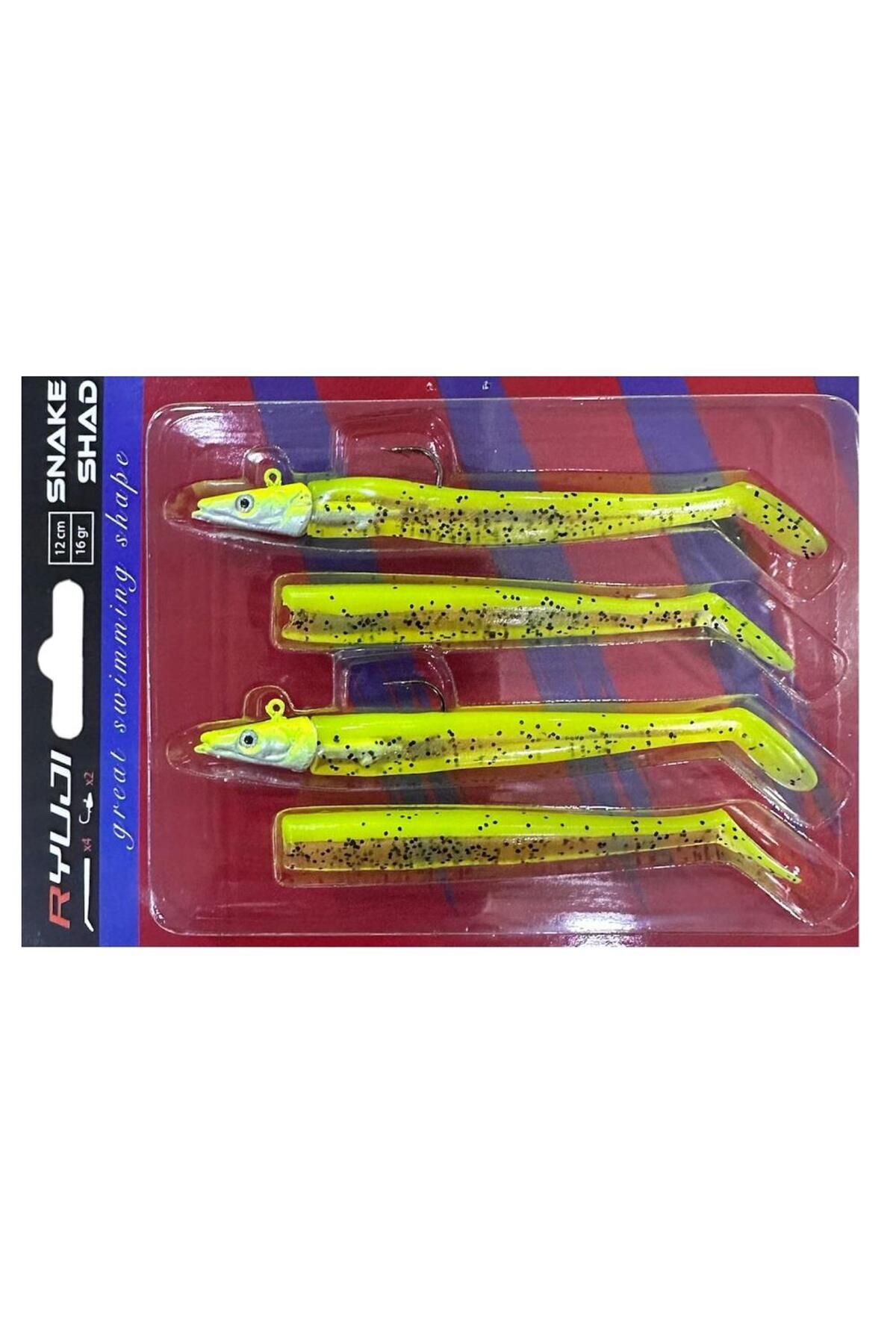 Ryuji Snake Shad 12cm 16gr (2JİGHEAD 4 SİLİKO...