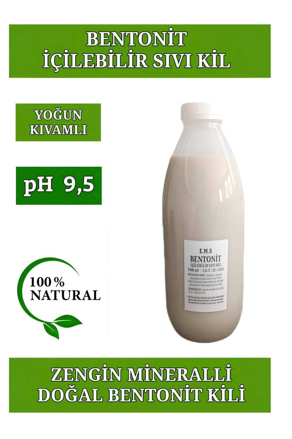 E.M.S AVM BENTONİT KİL 1000ML YOĞUN KIVAM İÇİ...