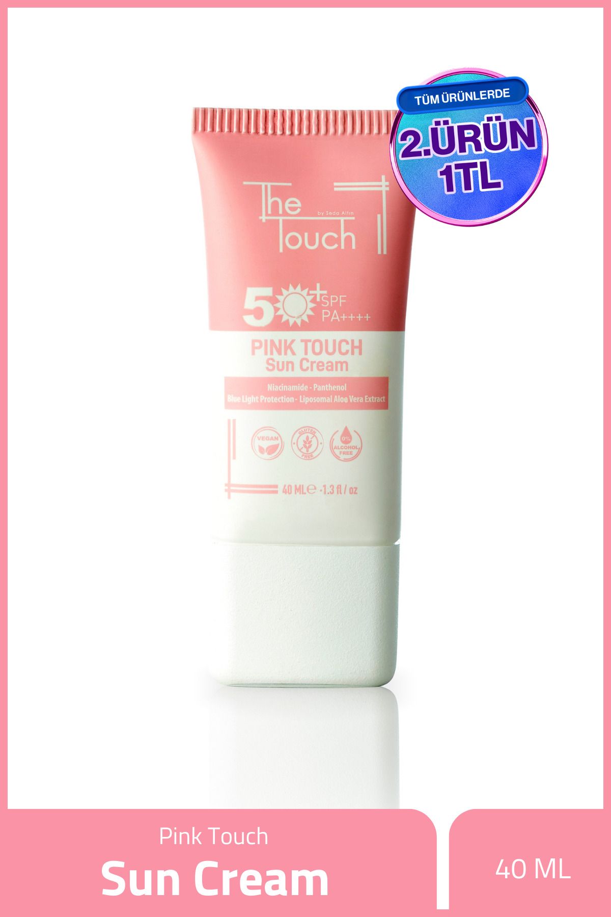 Pink Touch Sun Cream 50 Spf 40 ml