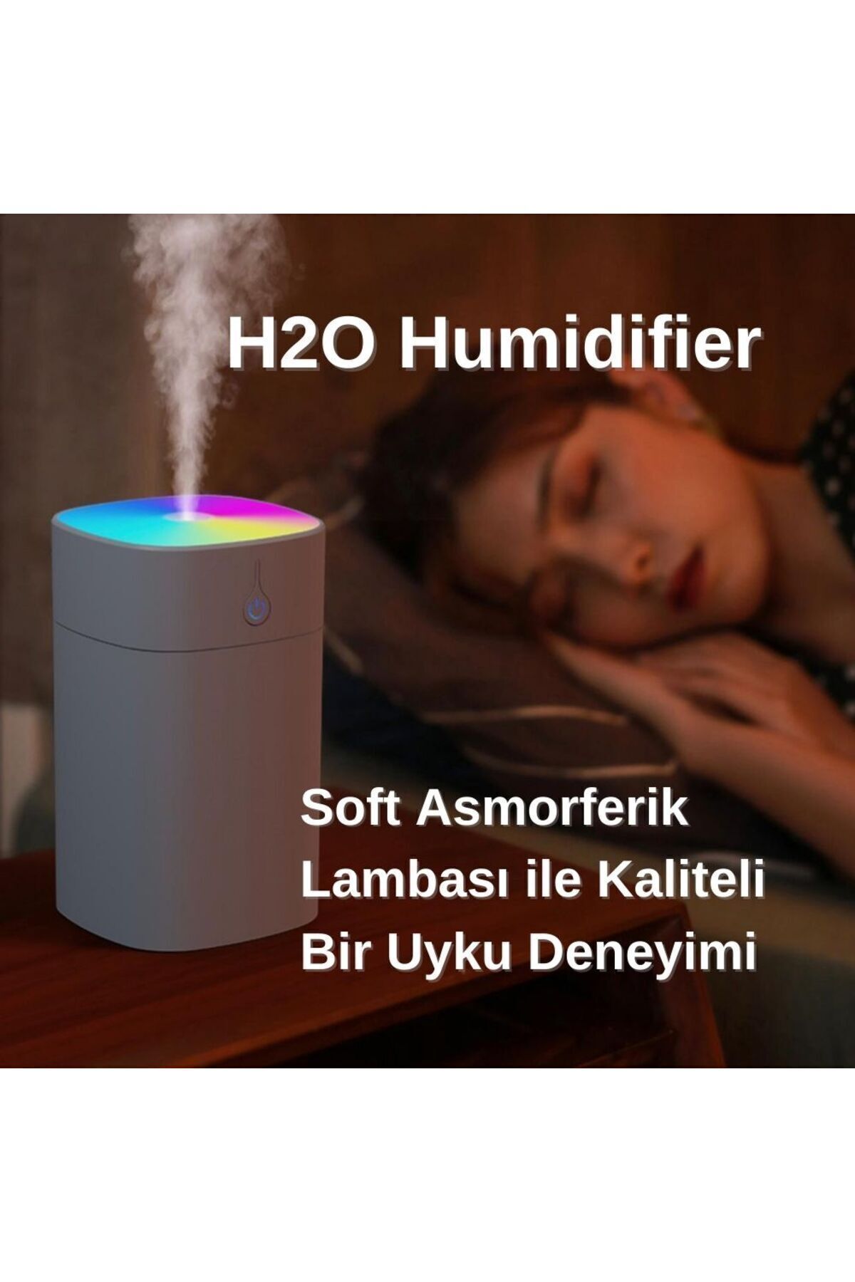 Ekru CepH2o Humidifier 400mlUltrasonik Hava N...