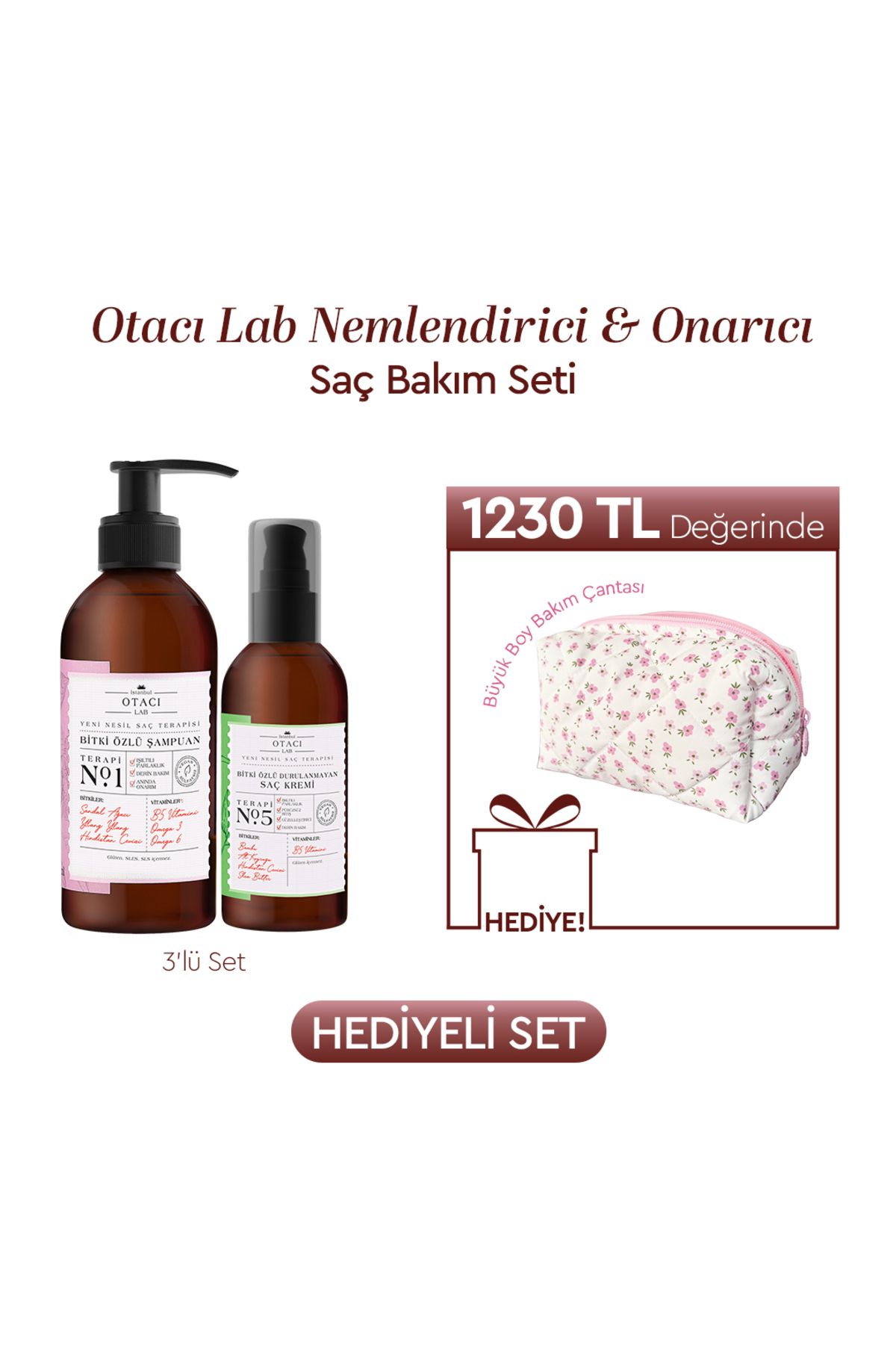 OtacıOtacı Lab Nemlendirici& Onarıcı Saç Bakı...