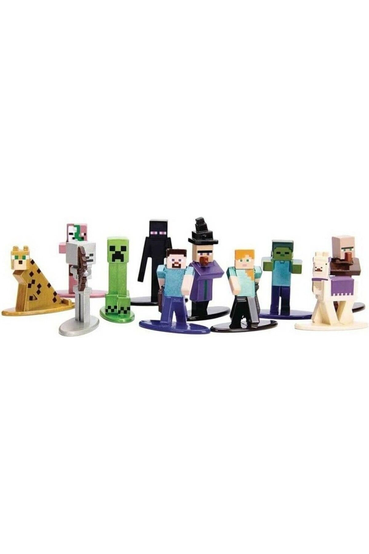 Oyuncak Jada Minecraft Blind Pack Nanofigs Tekli Metal Figür 253261000 (Karışık Model 1 Adet)