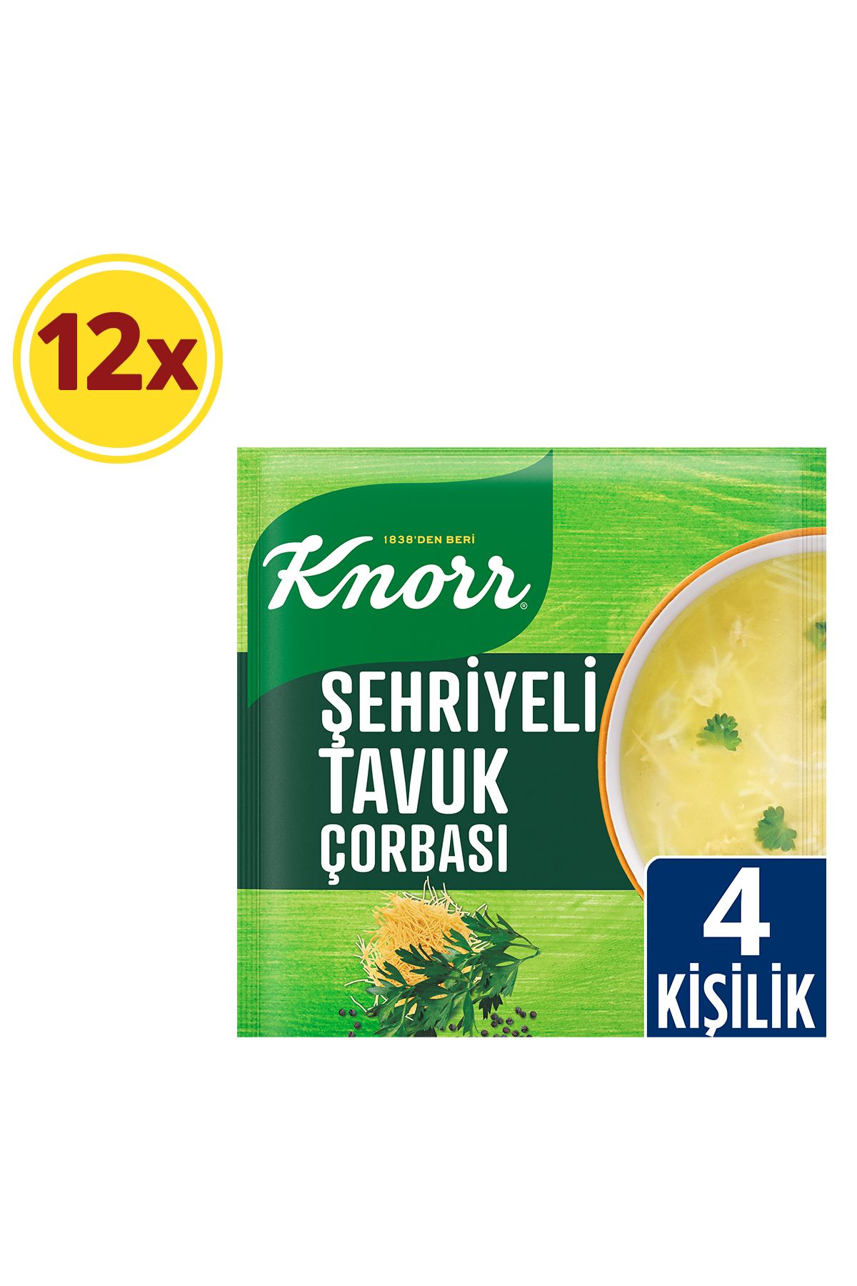 KnorrŞehriyeli Tavuk Çorbası51 gr X 12 Adet