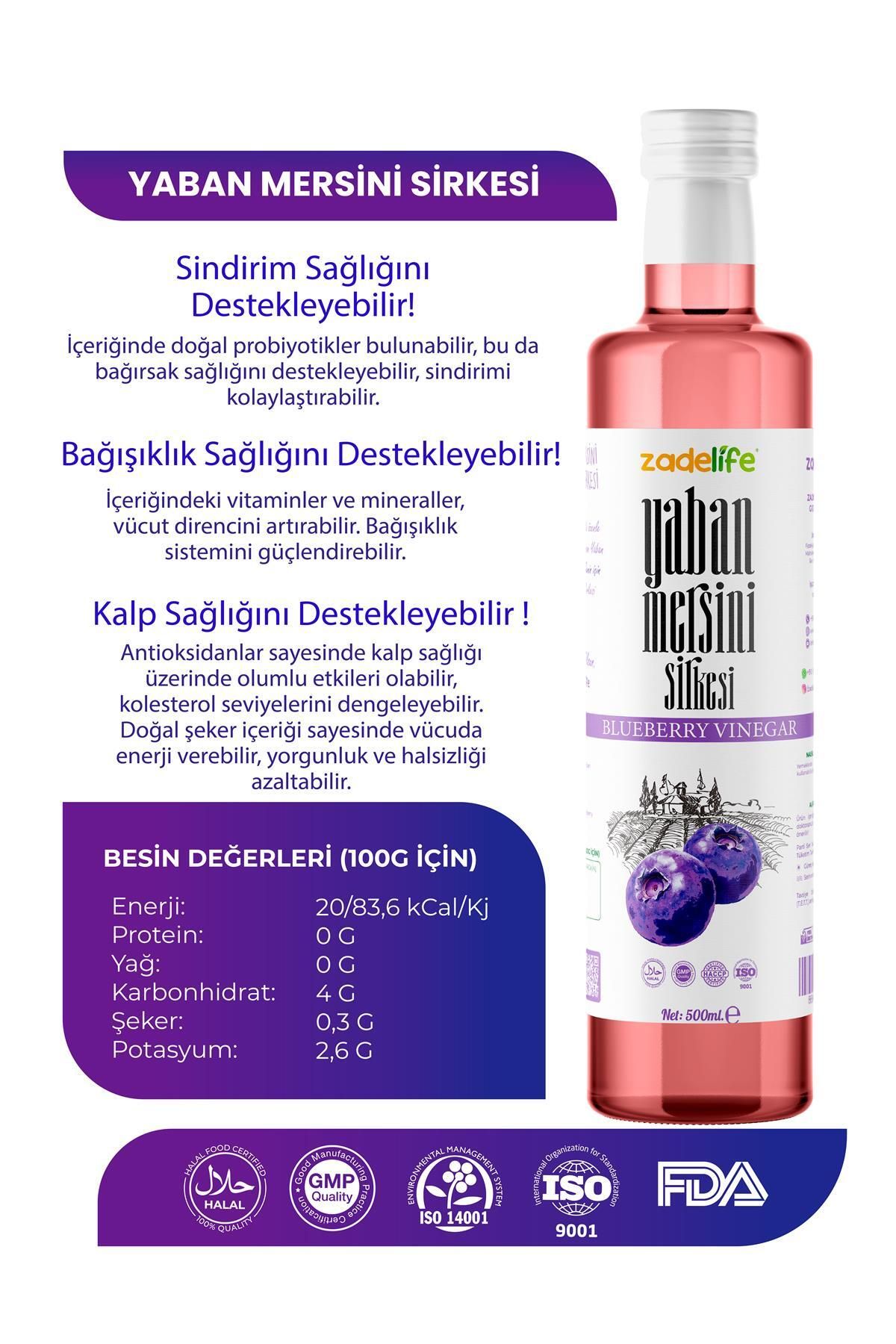 Yaban Mersini Sirkesi 500 ml