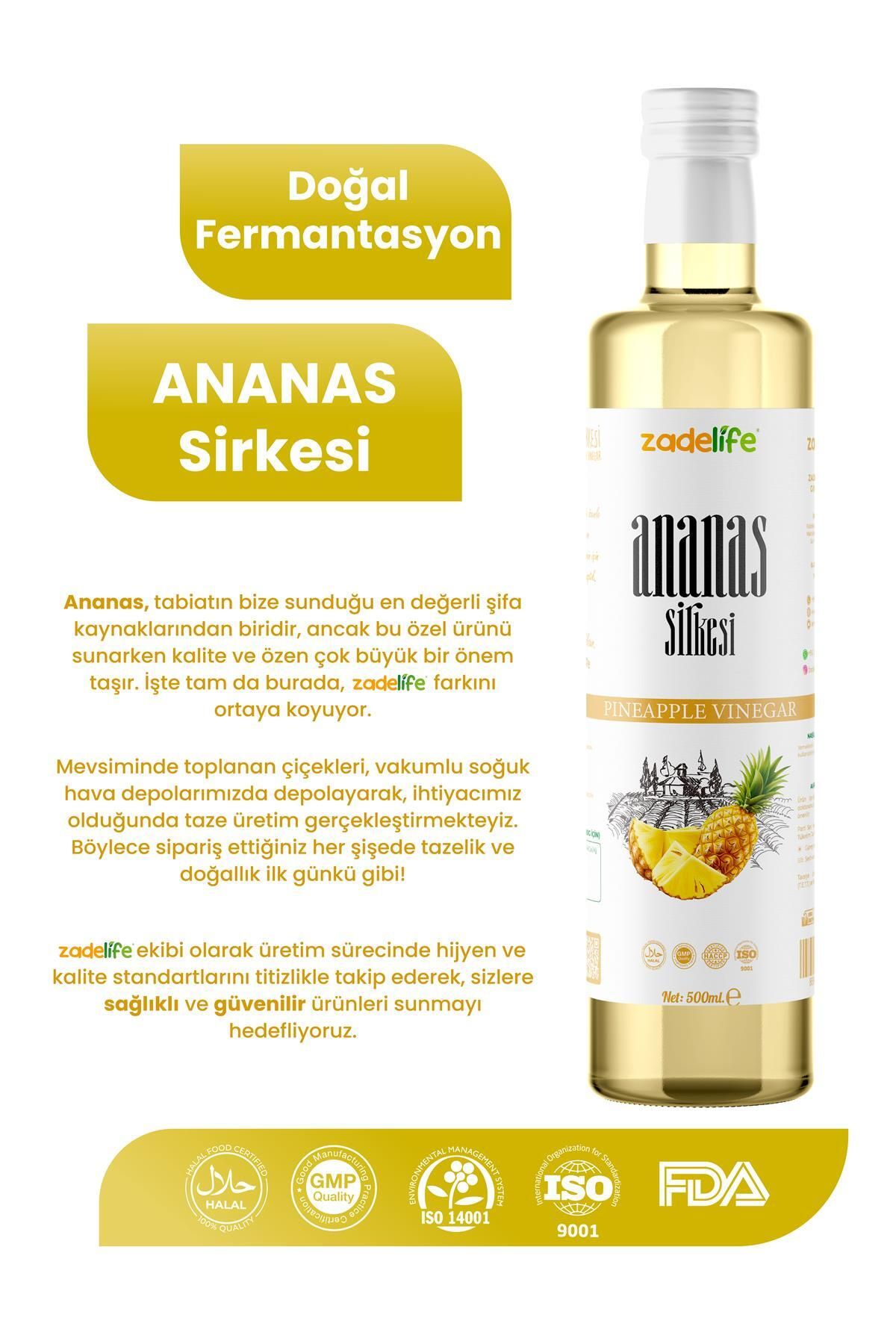 Ananas Sirkesi 500 ml