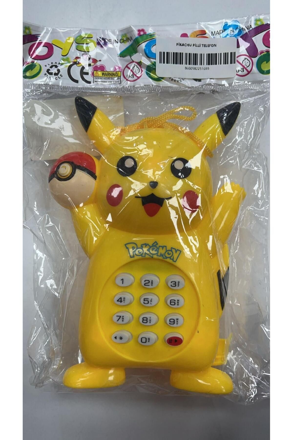 PİKACHU PİLLİ TELEFON