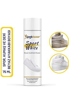 Beyaz Ayakkabı Boyası, Deri, Kanvas, Sneakers Ayakkabı Boyası, Beyazlatıcı Boya, Sport White Image 0