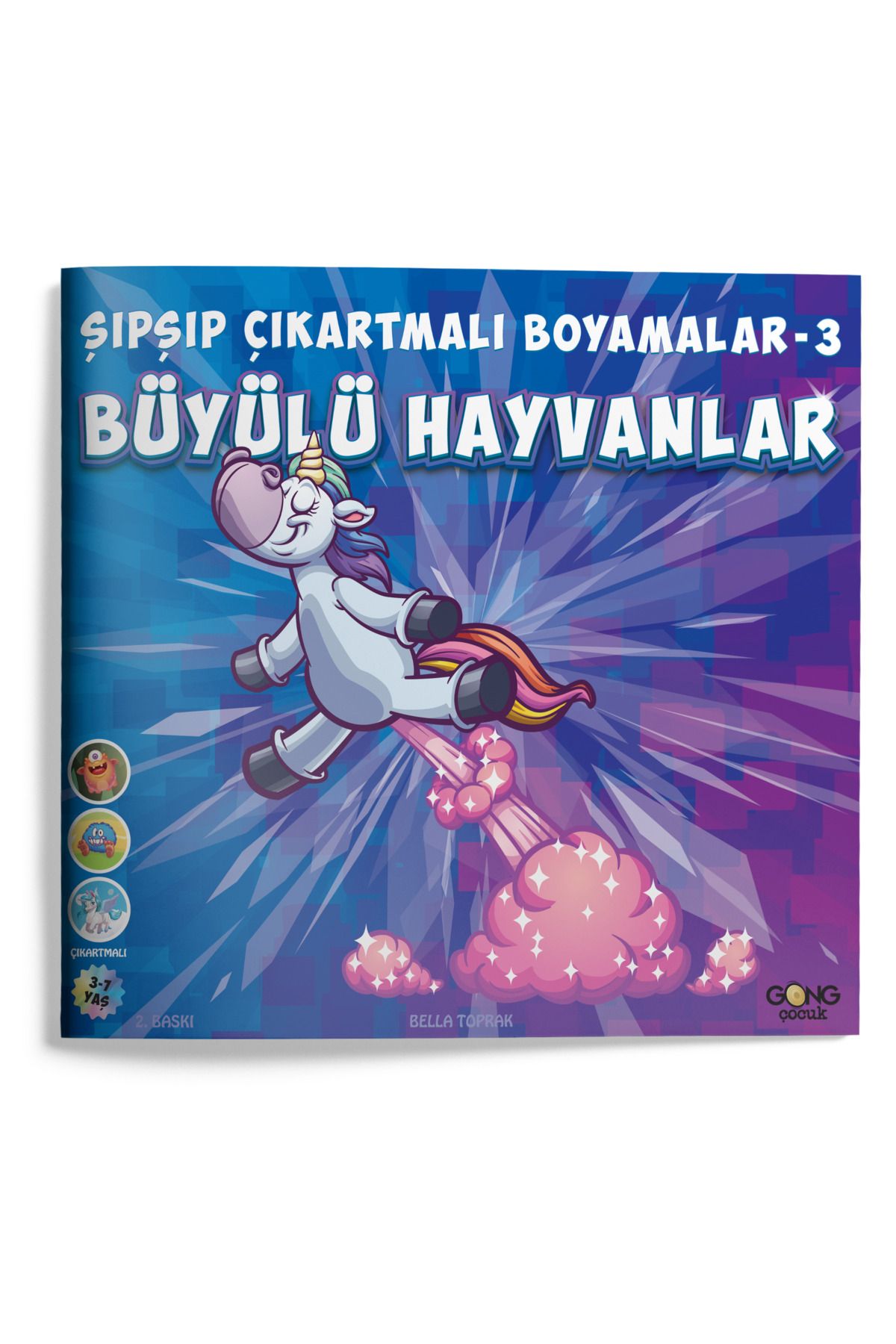 Çıkartmalı Boyamalar Seti - Sticker lı Boyama Kitabı Seti - 6 Kitap