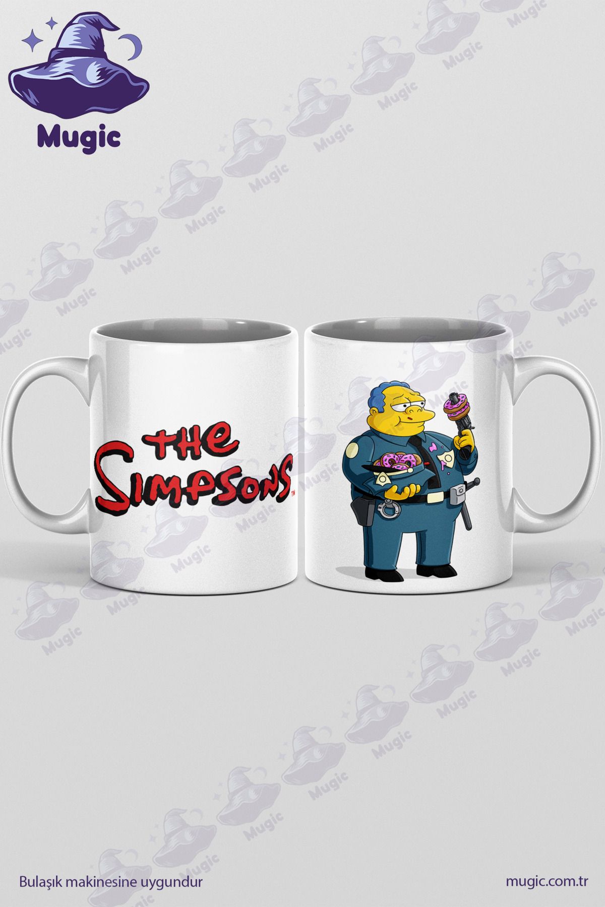 Mugic Chief Wiggum PolisSimpsons Porselen Kup...