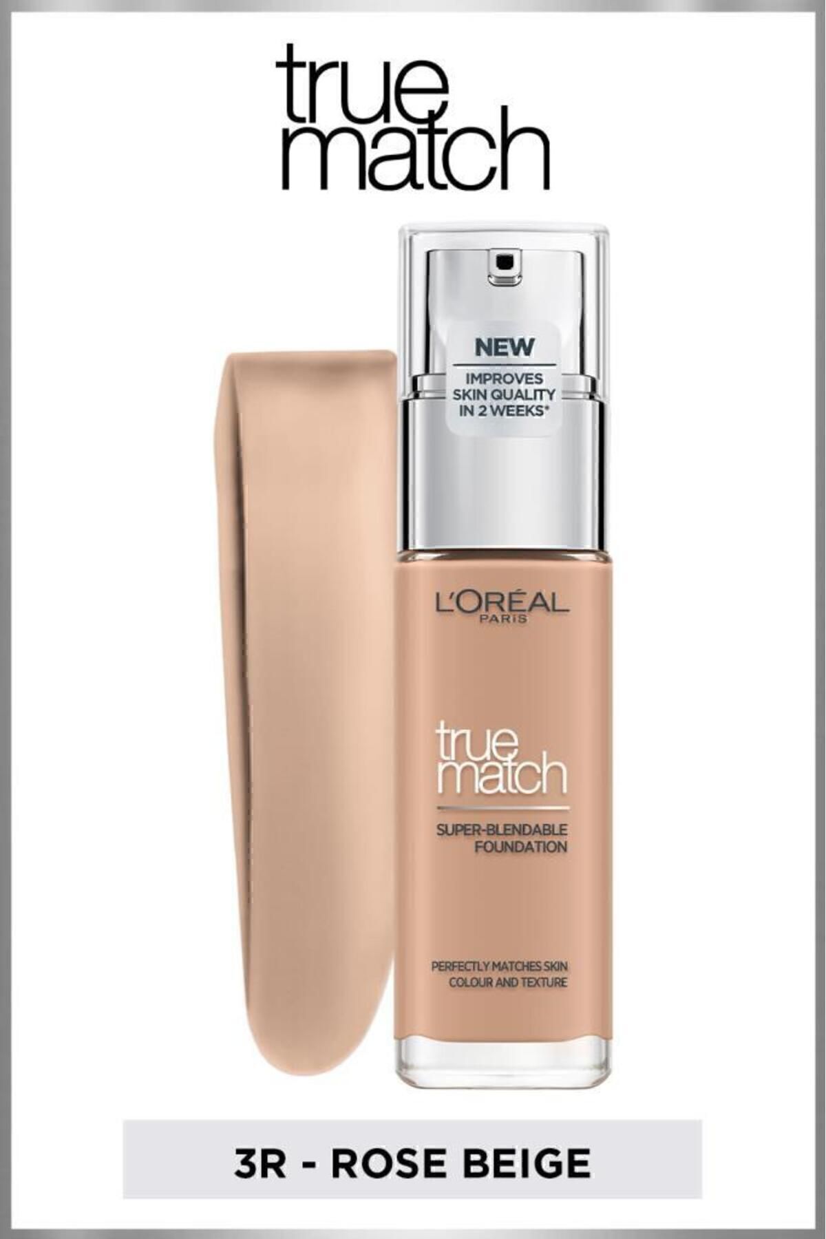 L'oréal Paris True Match Bakım Yapan Fondöten 3r Rose Beıge