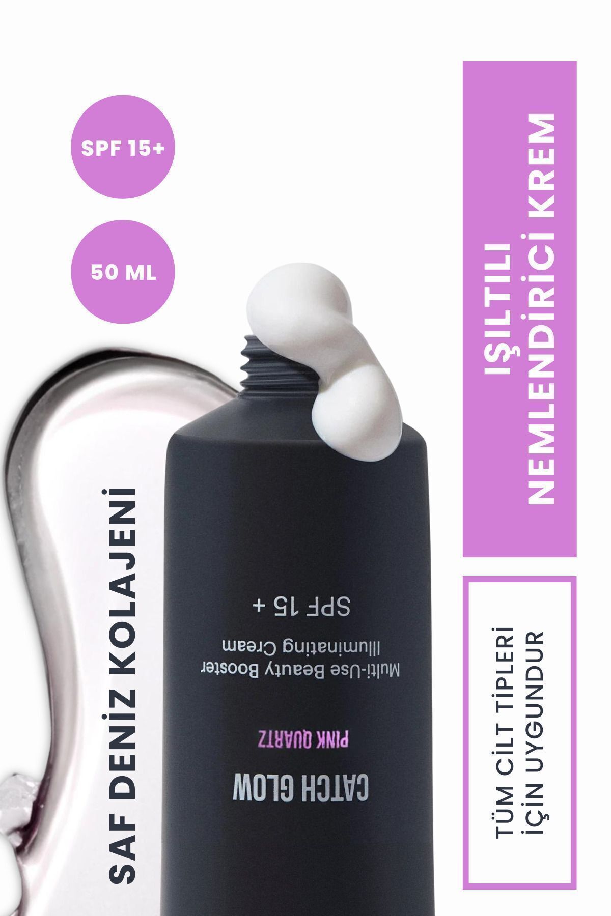 INO Cosmetic Catch Glow Spf15 Işıltılı Nemlen...